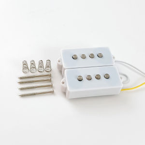 PB Electric Bass Guitar Pickup 4 Strings PB Bass Pickups Alnico 5 Black White