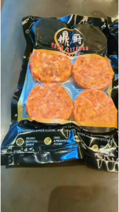 FROZEN MINI BURGER BUN & MINI PATTY SET 6PCS MINI PATTY 80GM & 6PCS MINI BURGER BUN