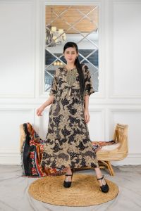 Gamis Sultan maxy renda bahan rayon terbaru gamis wanita kekinian