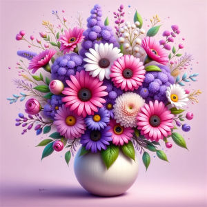 HUACAN Diamond Painting Kits Daisy Flower Full Kits Handicrafts Diamond Mosaic Novelties 2027 Floral Wall Decoration