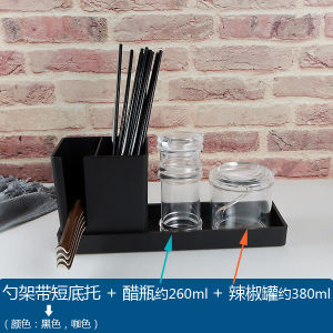 Drop-Resistant Chopstick Barrel Restaurant Seasoning Box Sauce Bottle for Restaurant and Commercial Use Draining Chopsticks Bucket Chopsticks Box Multi-Functional Storage Box