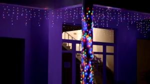 【Ready stock】2024 Lampu Agustusan Kelap Kelip Lampu LED Hias 4 Meter Lampu Tirai Outdoor Waterproof Kamar Lampu Tumbler