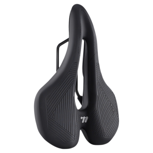 West Biking | Rear Light Capable Soft Shock Absorption Wide Bicycle Saddle