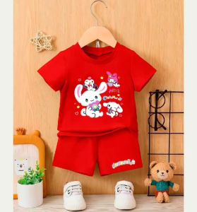 Stelan Kaos anak Perempuan CINNAMOROLL & FRIENDS Untuk Usia 1-8 Tahun