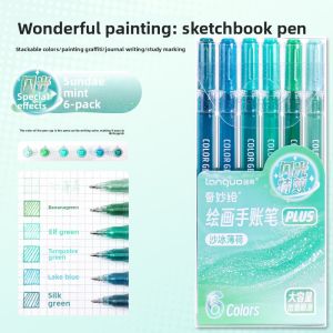 Languo | Note-taking & Drawing Flash Effect Highlighter Pens Multi-color Large Capacity