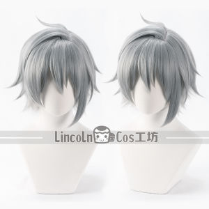 Lincoln Magic Users Agreement Cosplay Wig Owen Potion North Country Grey Big Headache Anime Cosplay Short Straight Hair Wig