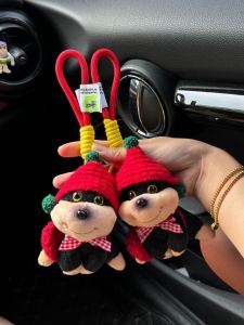 น่ารัก Little Shih Tzu ของเล่นตุ๊กตากระเป๋า Charm พวงกุญแจตกแต่ง Handmade การ์ตูน ตุ๊กตารถของขวัญ < Ne1> อุปกรณ์เสริมสําหรับกระเป๋า