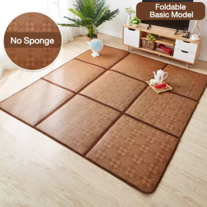 Zeen Banig Sleeping Mat Foldable Foam Cooling Mat Natitiklop na Banig Ice Rattan Thick Cooling Pad for Bedroom Floor Carpet