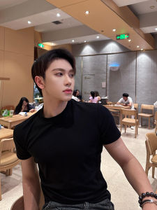 LIUBU | Pad Shoulders Cotton T-Shirt