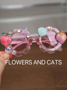 Princess Elsa Cartoon Sunglasses for Girls Childrens Activity Photography Props Spring Summer Fish Star Mermaid Theme