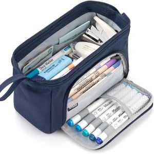 Large Capacity Pencil Case Cute Student Pencil Cases Big Pen Bag Case Storage Box Boy Girl Kid Office School Stationery Supplies