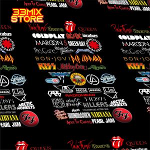 Stiker Helm Band Pop Keren Murah Premium