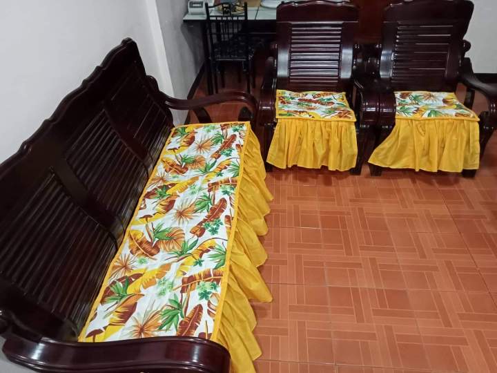 SOFA SET COVER with lace | Lazada PH