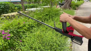 Mesin Potong Dahan Cordless Hedge Trimmer Mesin pemotong rumput alat pencabut rumput liar mesin pencabut rumput liar penyiang rumput Pemangkas pagar Motor tanpa sikat tembaga murni