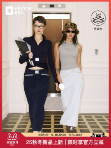 Heytopbbg Sporty Long A-Line Skirt Womens Soft Versatile Mid-Length Casual Wear Nylon Spandex Blend Solid Color