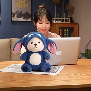 Lena - luxury bear changing cute toy sleeping pillow Valentines Day gifts for girls Stuffed Toys Cotton Plush fluffy dreamers box Blind