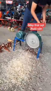 Máy cắt sợi chạy điện  sợi đều đẹp