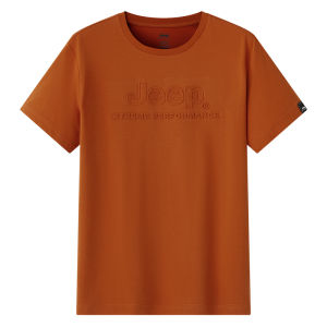 Jeep | Jeep Outdoor Ice Sensation Short Sleeve T-Shirt Mens Summer 3D Print Breathable Quick Dry Sport Half Sleeve Top Cotton Polyester Blend