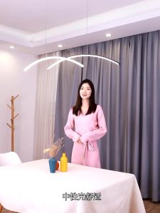 Lampu Gantung Ruang Makan Emas Lampu Ruang Tamu LED Lampu Hias 3 Warna Lampu Plafon Minimalis