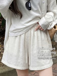 YAYANGREN | Summer White Linen Shorts A-Line Loose Casual