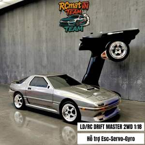 Xe điều khiển Drift 2.4G Japan Honda Legend NSX 1:18 RWD có Gyro servo đèn chiếu sáng xe drift chuyên nghiệp phiên bản cao cấp tốc độ cao.