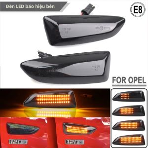 Malcayang | 2 Đèn Xi Nhan LED Động Bên Hông Cho Opel Astra J Zafira C Insignia B Grandland X T10 Giao Diện T10 Cường Độ Cao 2400LM