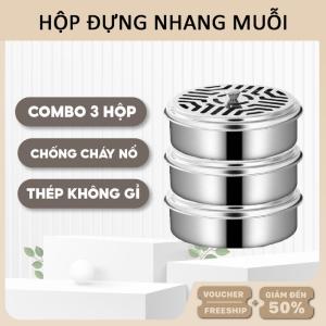 COMBO 3 Hộp Đựng Nhang Muỗi 15cm Khay Đựng Nhang Muỗi Có Nắp Đậy An Toàn Giá Đỡ Cuộn Nhang Muỗi Tiện Dụng
