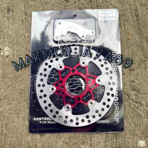 DISC CAKRAM DEPAN 220MM ORI CRG PLUS BREKET BEAT SCOOPY VARIO GENIO SPACY LUBG 4