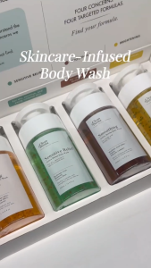 THE CLEAN DERMA Active Derma Body Wash 500ml (Clarifying Sensitive Relief Smoothing Brightening)