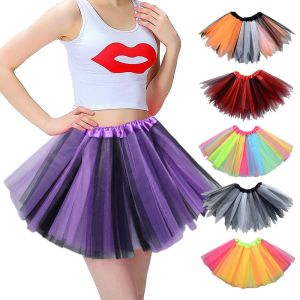 URBAG Rainbow Tutu Skirt Netting Tulle Princess Skirt Summer Colorful Ballet Skirts Kids Girls