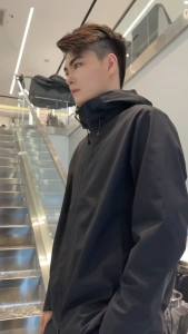 เสื้อแจ็กเก็ต มีฮู้ด แต่งซิป คุณภาพสูง เหมาะกับใส่กลางแจ้ง สําหรับผู้ชาย ไซซ์ M - 5XL