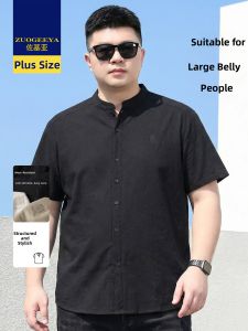 Zuogeeya | Plus Size Comfortable Cotton Shirt for Elder Men