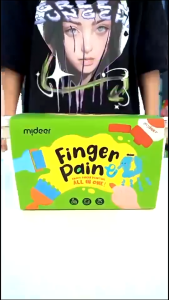 Set đồ chơi màu vẽ tay có dụng cụ Finger Paint Set - Mideer