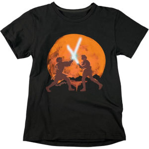 American Star Wars Peripheral Print Mens and Womens Short Sleeves Autumn Street Sports Loose Couple Comfortable T-shirt