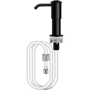Kitchen Sink Soap Dispenser Stainless Steel HauSun Countertop Pump Head with Extension Tube Kit Extra Long Hose