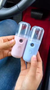 Máy Phun Sương Mini Cầm Tay Nano Mist Sprayer Phun Mịn Cấp Ẩm Da Mặt USB Mát Da Xịt Khoáng Sạc