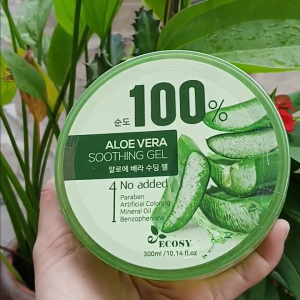 [ NHẬP KHẨU HÀN QUỐC BAO CHẤT LƯỢNG ] Gel Dưỡng Da Ecosy 100% Aloe Vera 300ml dùng cho mặt và body