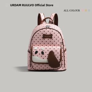 URCDN RDALVO | Aesthetic Dachshund Star Pattern Womens Backpack