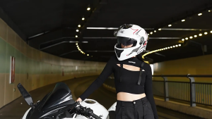 Motorcycle full face helmet With ICC double sun visor flip Sticker for Men HD anti-fog helmet