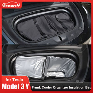 Frunk Cooler Insulated Storage For Tesla New Model Y Juniper 2025 2026 Model 3+ Highland Front Trunk Organizer Bag with Straps