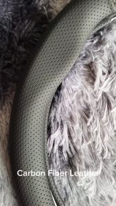 Carbon Fiber Leather Car Steering Wheel Cover: A Comfortable & Wear-resistant Solution for 37-38CM