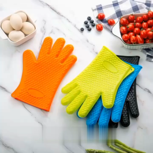 Pelindung Sarung Tangan Cuci Piring Anti Panas Bahan Silikon / Sarung Tangan Silikon Anti Panas