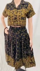 Stelan Rok Motif 7933-2 Bonus Bandana Realpict Bahan Rayon Premium LD 90 PJ 41 LP 60-90 PJ 75