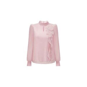 Pearlescent Elegance Long Sleeve Shirt Fall