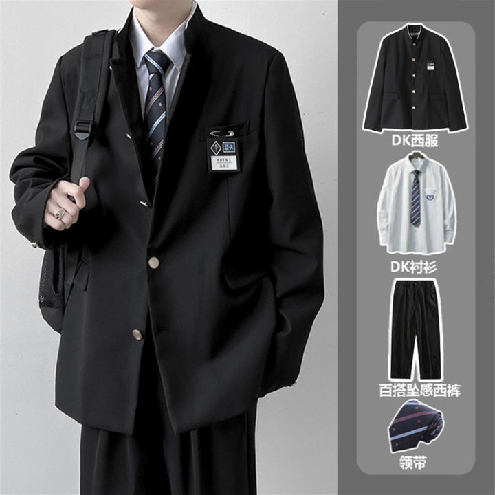 Đồng phục vest nam nữ màu xám xanh phối đen - Đồng phục Wego Uniform