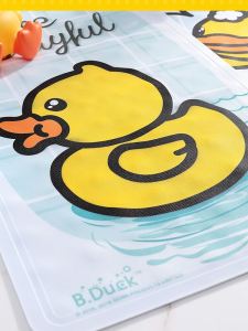 IP Collaborative Little Yellow Duck Bathroom Anti-Slip Mat Shower Floor Mat Childrens Bath Room Fall Prevention Mat Home Use