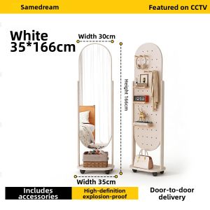 SAMEDREAM | Rotatable Full Length Mirror with Hanger