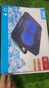 Quạt tản nhiệt laptop N99 12 - 17" có LED Fan nâng hạ bằng thép làm mát laptop