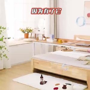 Overbed Movable Laptop Table Standing Desk Adjustable Overbed Table For Laptop Desk Bedroom Movable Lazy Bed Table Bedside Table 电脑桌