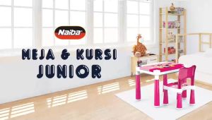 SET MEJA DAN KURSI ANAK NAIBA KARAKTER LUCU [NAIACC]